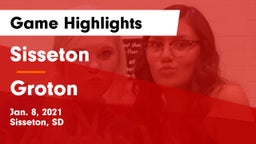 Sisseton  vs Groton  Game Highlights - Jan. 8, 2021