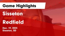 Sisseton  vs Redfield  Game Highlights - Dec. 19, 2023