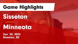 Sisseton  vs Minneota  Game Highlights - Jan. 20, 2024