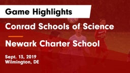 Conrad Schools of Science vs Newark Charter School Game Highlights - Sept. 13, 2019