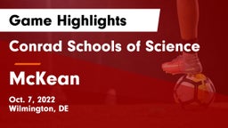Conrad Schools of Science vs McKean  Game Highlights - Oct. 7, 2022