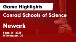 Conrad Schools of Science vs Newark  Game Highlights - Sept. 26, 2023