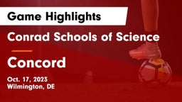 Conrad Schools of Science vs Concord  Game Highlights - Oct. 17, 2023