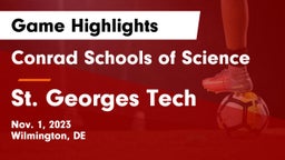 Conrad Schools of Science vs St. Georges Tech  Game Highlights - Nov. 1, 2023