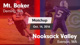 Matchup: Mt. Baker High vs. Nooksack Valley  2016