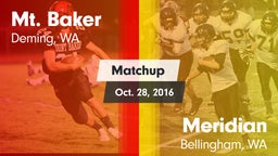 Matchup: Mt. Baker High vs. Meridian  2016