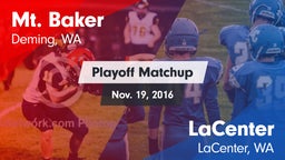 Matchup: Mt. Baker High vs. LaCenter  2016