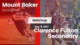 Matchup: Mt. Baker High vs. Clarence Fulton Secondary 2017
