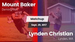 Matchup: Mt. Baker High vs. Lynden Christian  2017