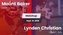 Matchup: Mt. Baker High vs. Lynden Christian  2018
