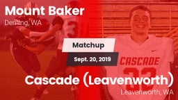 Matchup: Mt. Baker High vs. Cascade  (Leavenworth) 2019