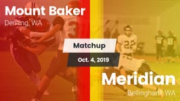 Matchup: Mt. Baker High vs. Meridian  2019