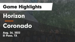 Horizon  vs Coronado Game Highlights - Aug. 26, 2022