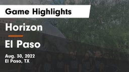 Horizon  vs El Paso  Game Highlights - Aug. 30, 2022