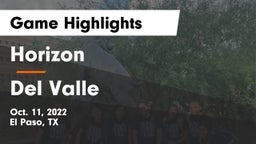 Horizon  vs Del Valle  Game Highlights - Oct. 11, 2022