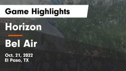 Horizon  vs Bel Air  Game Highlights - Oct. 21, 2022