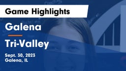 Galena  vs Tri-Valley  Game Highlights - Sept. 30, 2023