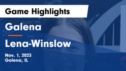 Galena  vs Lena-Winslow  Game Highlights - Nov. 1, 2023