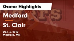Medford  vs St. Clair  Game Highlights - Dec. 3, 2019