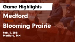 Medford  vs Blooming Prairie  Game Highlights - Feb. 6, 2021