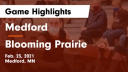 Medford  vs Blooming Prairie  Game Highlights - Feb. 23, 2021