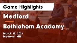 Medford  vs Bethlehem Academy  Game Highlights - March 12, 2021