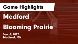 Medford  vs Blooming Prairie  Game Highlights - Jan. 6, 2022