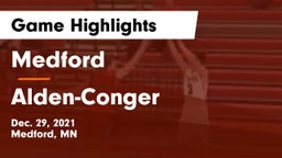 Medford  vs Alden-Conger  Game Highlights - Dec. 29, 2021