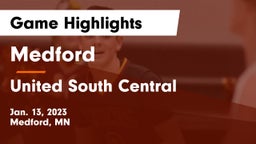 Medford  vs United South Central  Game Highlights - Jan. 13, 2023