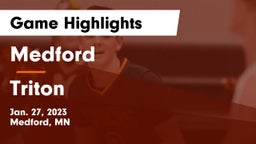 Medford  vs Triton  Game Highlights - Jan. 27, 2023