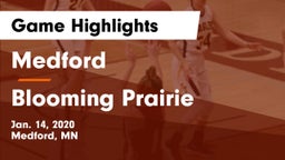 Medford  vs Blooming Prairie  Game Highlights - Jan. 14, 2020