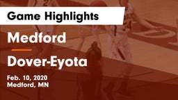 Medford  vs Dover-Eyota  Game Highlights - Feb. 10, 2020