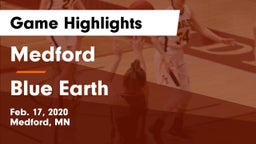 Medford  vs Blue Earth  Game Highlights - Feb. 17, 2020