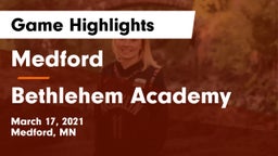 Medford  vs Bethlehem Academy  Game Highlights - March 17, 2021