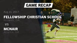 Recap: Fellowship Christian School vs. McNair  2017