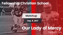 Matchup: Fellowship Christian vs. Our Lady of Mercy  2017