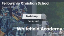 Matchup: Fellowship Christian vs. Whitefield Academy 2017
