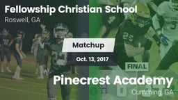 Matchup: Fellowship Christian vs. Pinecrest Academy  2017