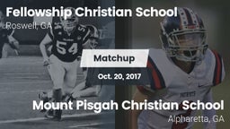 Matchup: Fellowship Christian vs. Mount Pisgah Christian School 2017