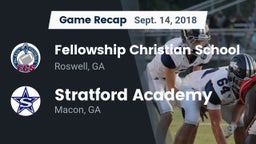 Recap: Fellowship Christian School vs. Stratford Academy  2018