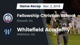 Recap: Fellowship Christian School vs. Whitefield Academy 2018