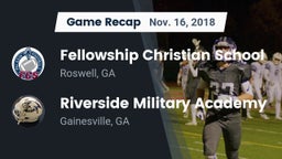 Recap: Fellowship Christian School vs. Riverside Military Academy  2018