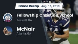 Recap: Fellowship Christian School vs. McNair  2019