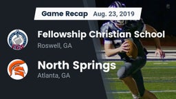 Recap: Fellowship Christian School vs. North Springs  2019