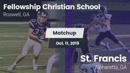Matchup: Fellowship Christian vs. St. Francis  2019