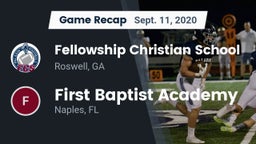 Recap: Fellowship Christian School vs. First Baptist Academy  2020
