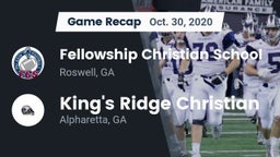Recap: Fellowship Christian School vs. King's Ridge Christian  2020