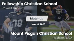 Matchup: Fellowship Christian vs. Mount Pisgah Christian School 2020
