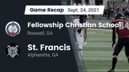 Recap: Fellowship Christian School vs. St. Francis  2021
