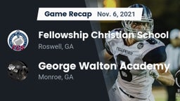 Recap: Fellowship Christian School vs. George Walton Academy  2021